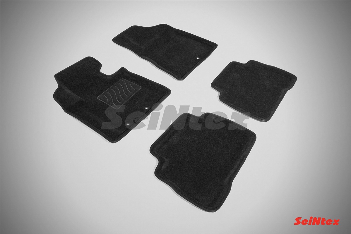 Комплект ковриков 3D KIA SORENTO 13г черные
