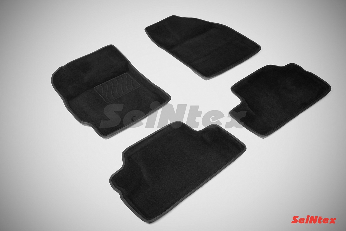 Комплект ковриков 3D TOYOTA COROLLA 07 черные