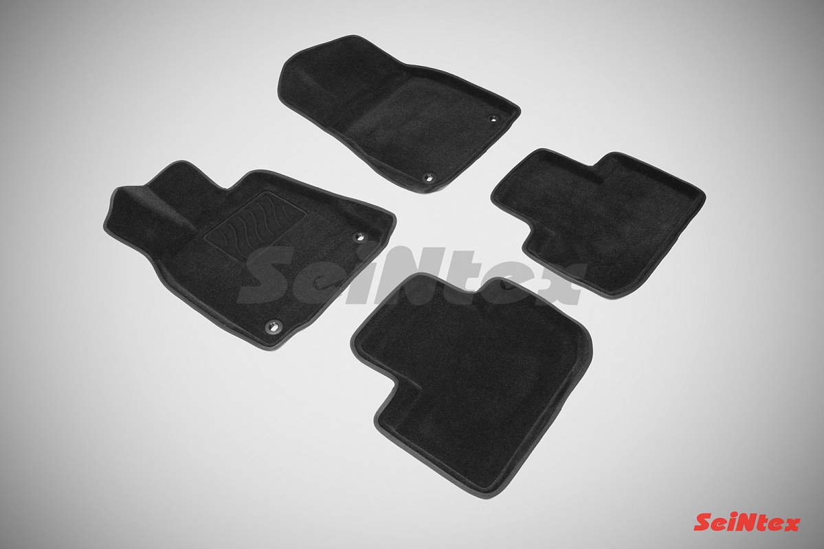 Ворсовые 3D коврики для LEXUS IS, цвет серый, год выпуска 2013-
