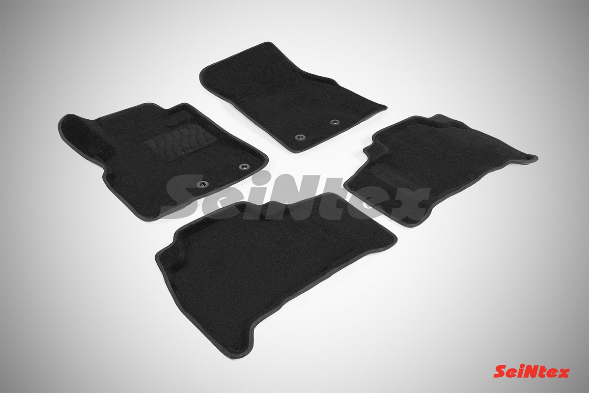 Комплект ковриков 3D TOYOTA LAND CRUISER200 черные