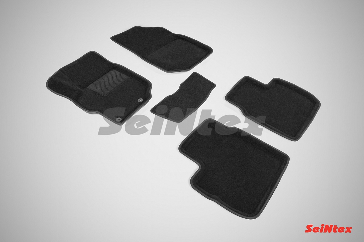 Ворсовые 3D коврики для PEUGEOT 301, цвет серый, год выпуска 2013-