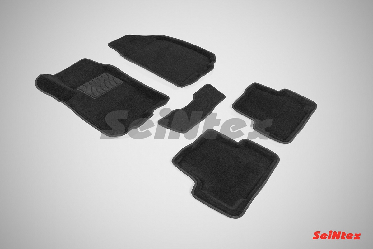 Комплект ковриков 3D CHEVROLET AVEO II черные