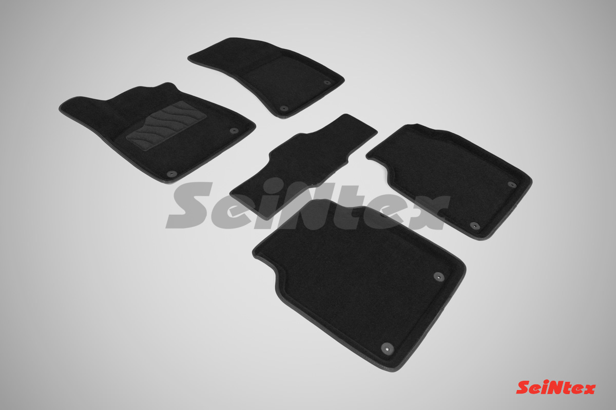 Коврики салона текстильные 3D AUDI A8 III (D4) (2010-) цвет-Черный