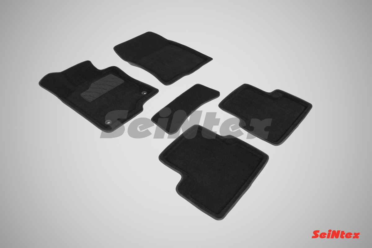 Комплект ковриков 3D HONDA ACCORD VIII черные (компл)