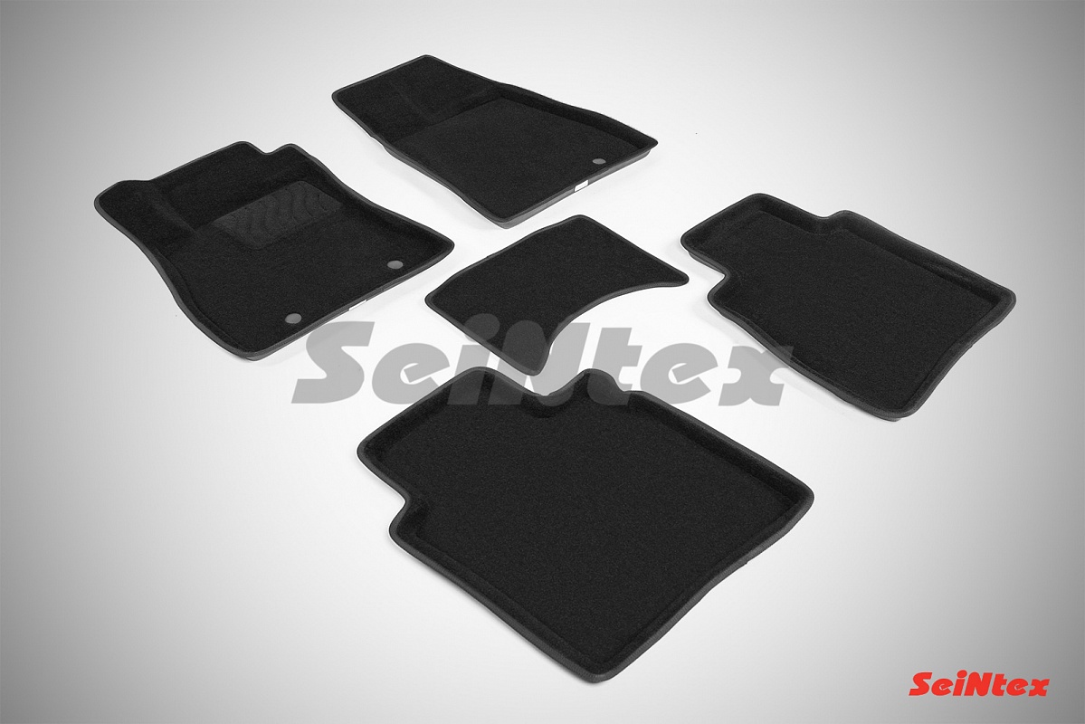 Комплект ковриков 3D NISSAN SENTRA/TIIDA черные