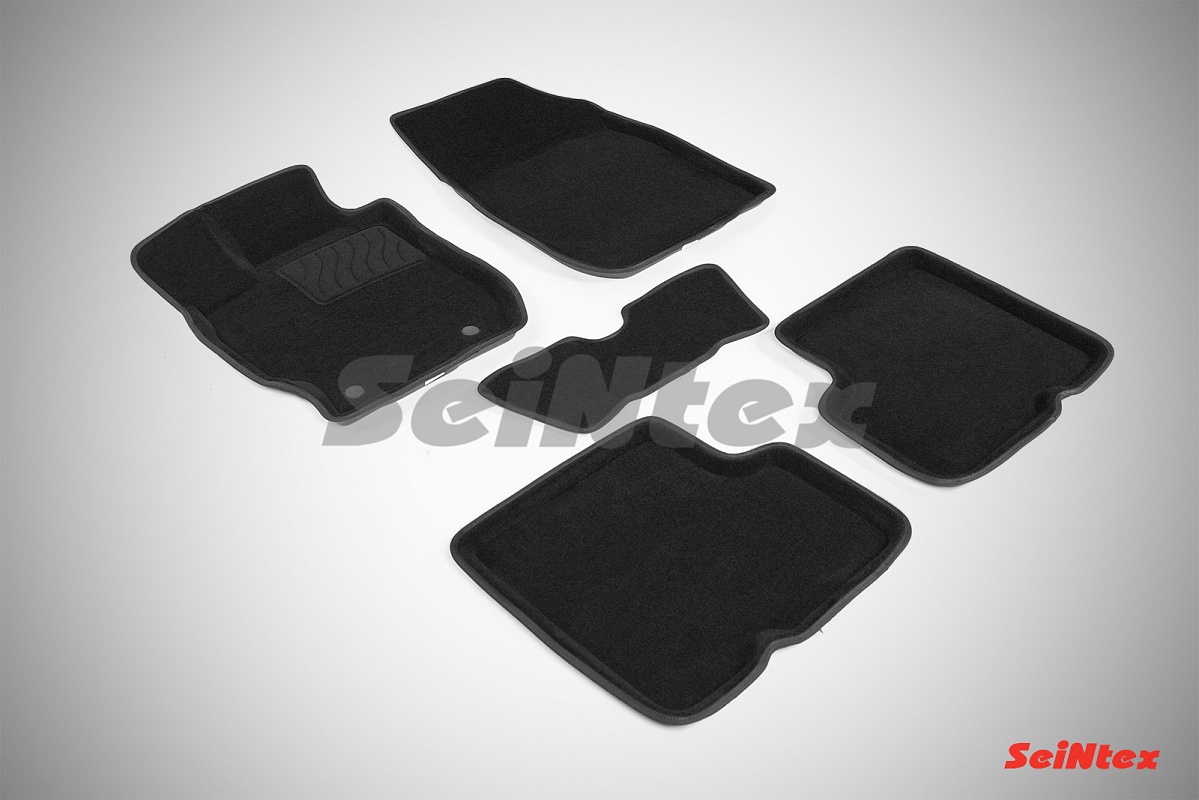 Комплект ковриков 3D NISSAN ALMERA IV черные