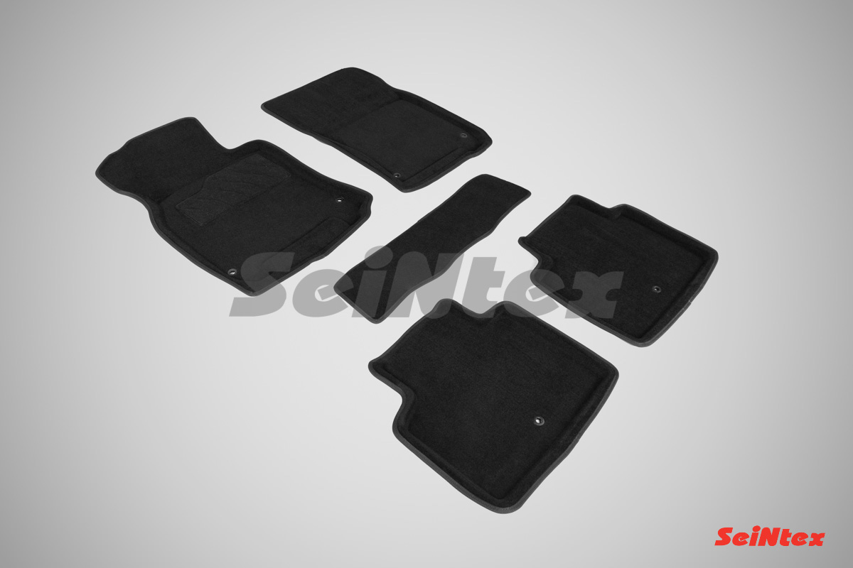 Комплект ковриков 3D INFINITI M 37X/ Q70 черные (компл)