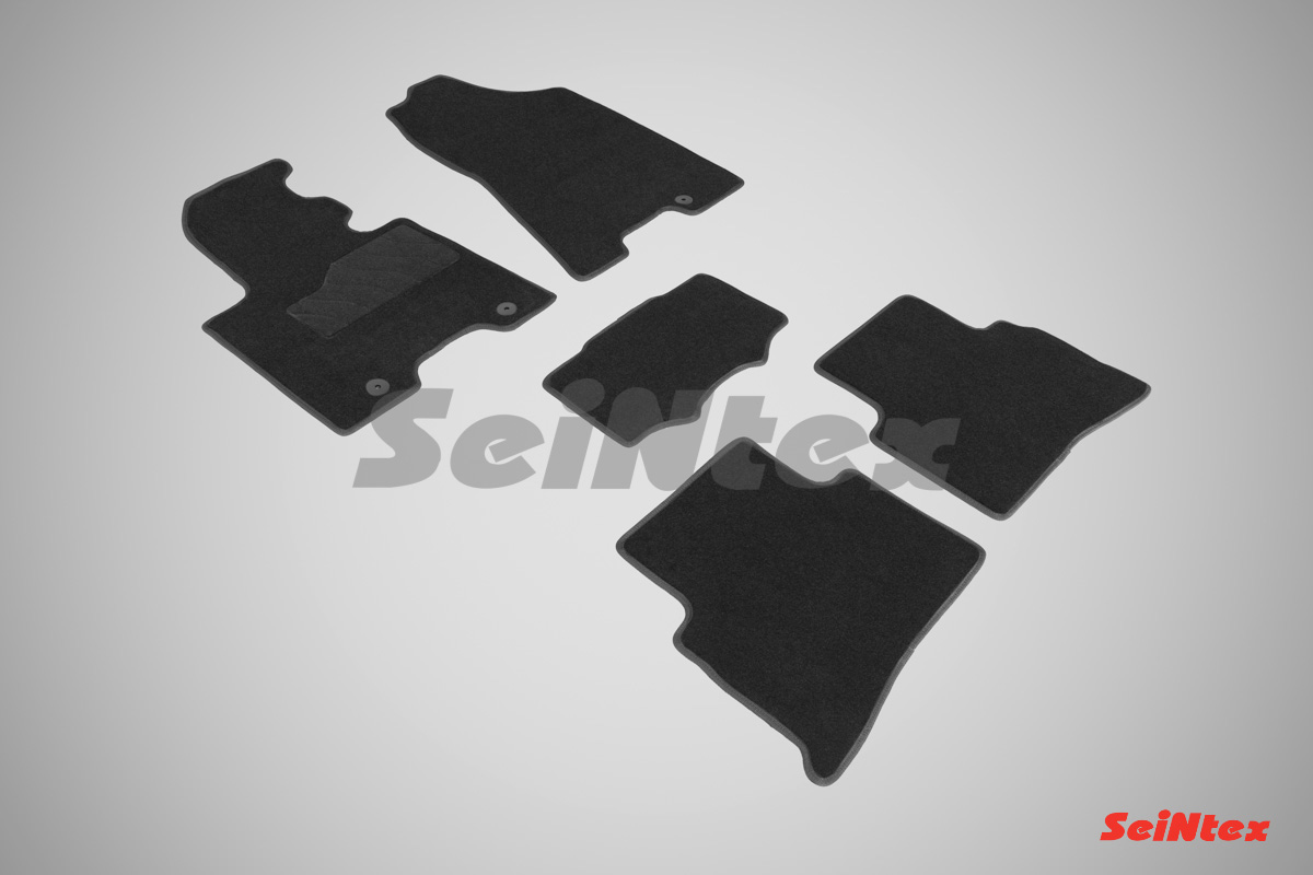 Ворсовые коврики на резиновой основе для HYUNDAI TUCSON , цвет черный, год выпуска 2016-