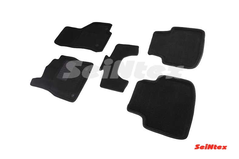 Комплект ковриков 3D SKODA SuperB III черные (компл)