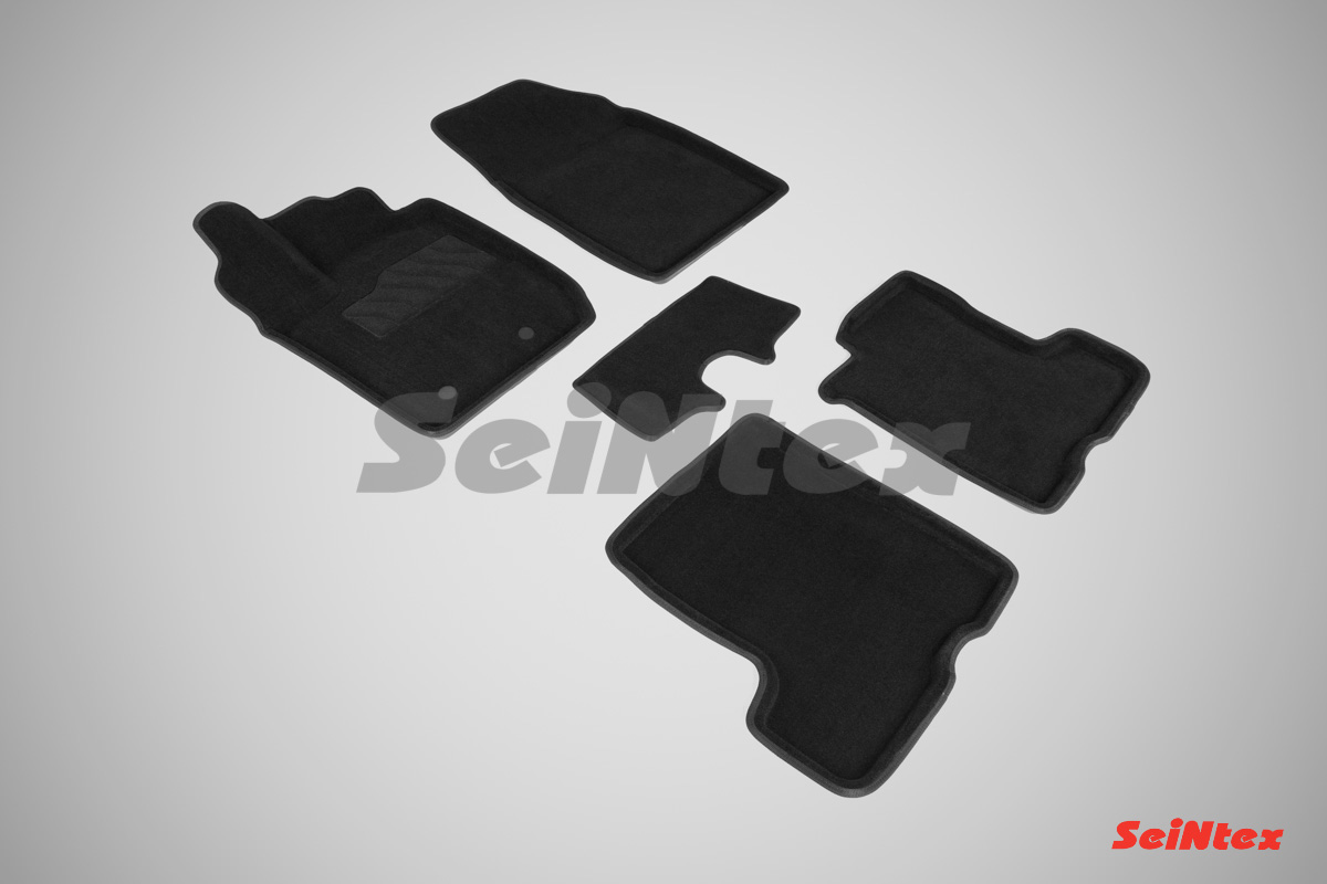 Ворсовые 3D коврики для LADA X-RAY, цвет черный, год выпуска 2016-