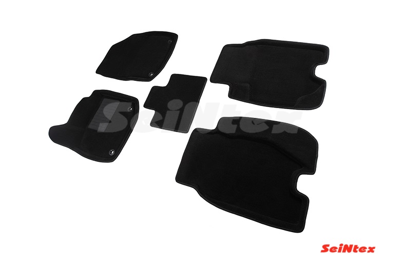 Комплект ковриков 3D HONDA CIVIC 5D 12- черные (компл)