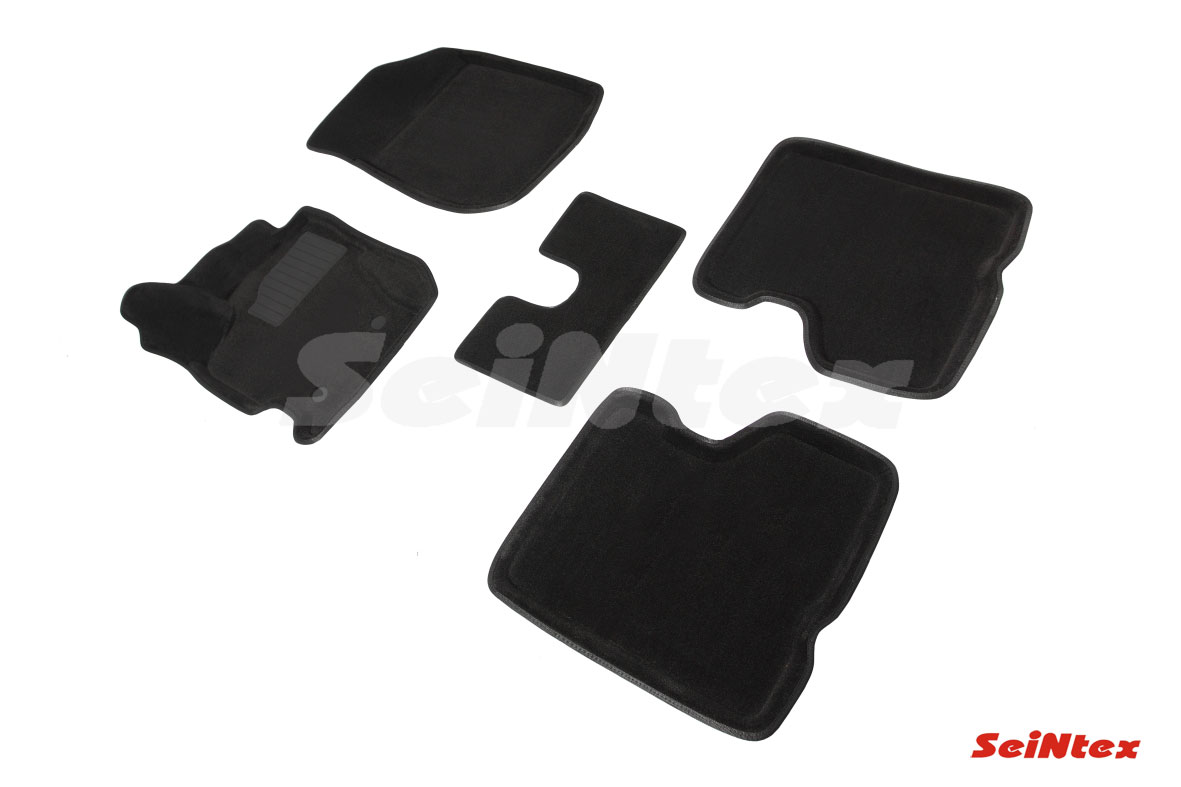 Комплект ковриков 3D RENAULT KAPTUR 4WD черные (компл)