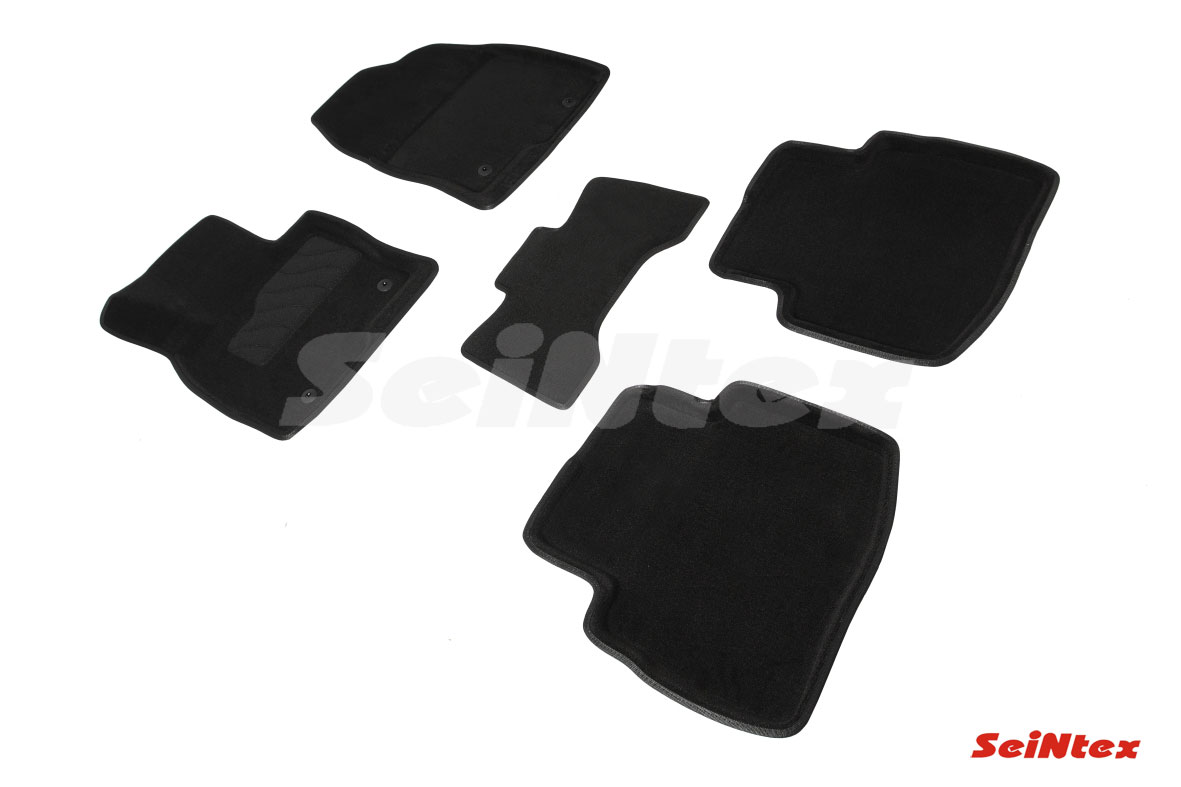 Комплект ковриков 3D MAZDA CX9 II черные (компл)