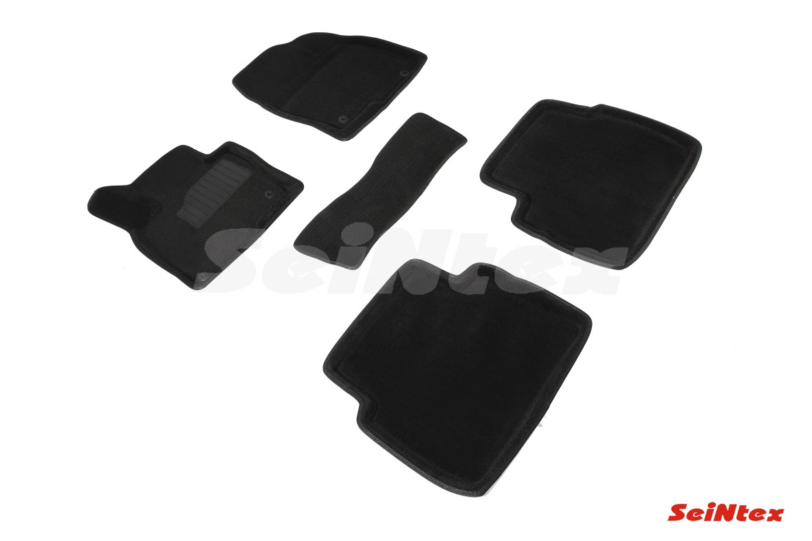 Комплект ковриков 3D MAZDA CX5 II черные (компл)