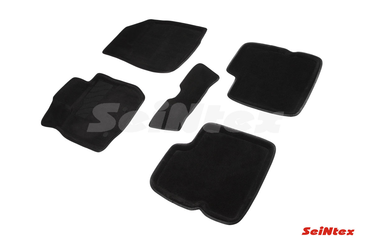 Коврики салона ворс 3D, цвет черный для NISSAN Terrano III с 2014- г.в.