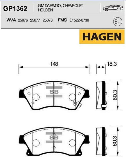     HAGEN ( SP1362 -  ) GP1362