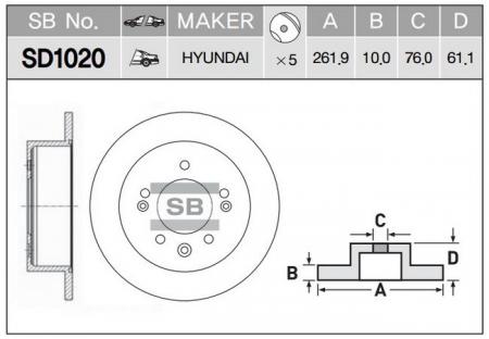    (58411-2H300) SD1020