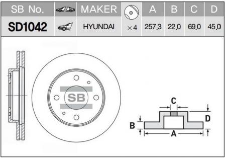   SD1042 (51712-33001, 51712-33010) SD1042