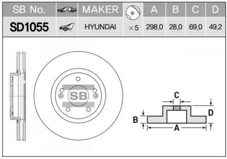   SD1055 (51712-2B000) SD1055