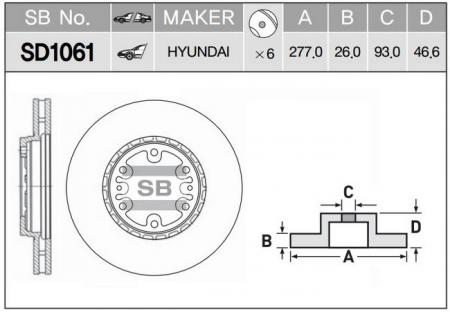   SD1061 (58129-4A400) SD1061