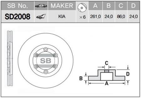   SD2008 (0K60A-33-251, 0K60A-33-251A, 0K63B-33-251) SD2008
