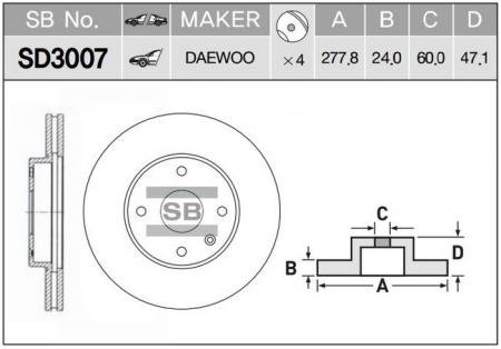    (96329364, 96329153) SD3007