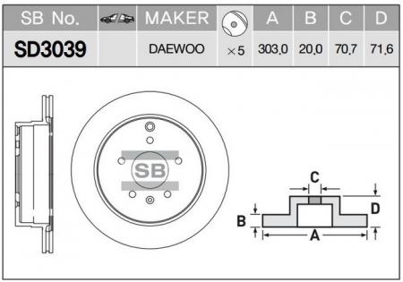   CHEVROLET CAPTIVA/OPEL ANTARA 06 SD3039