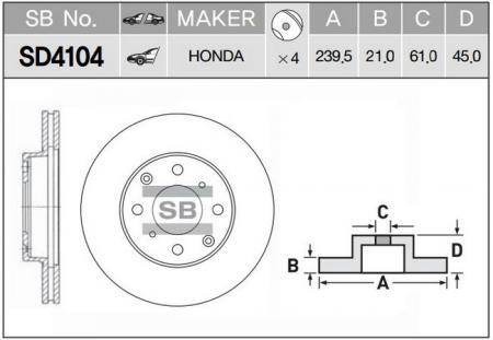   SD4104 (45251-SR3-A10) SD4104