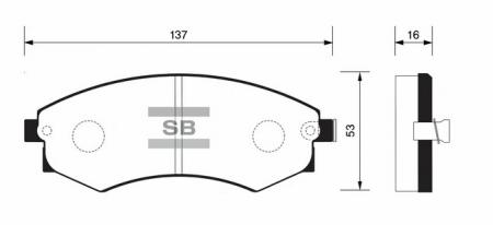    SP1054F Sangsin Brake