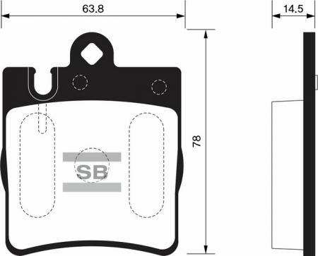    SP1089A Sangsin Brake