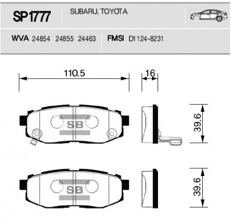    SP1777 SP1777 Sangsin Brake