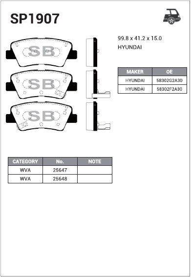   . HY ELANTRA AD / AVANTE AD 1.6 / 2.0 / 1.6D 15> SP1907