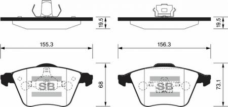   VOLVO S60 / V70 / S80 / XC70 / XC90 98-  SP2283