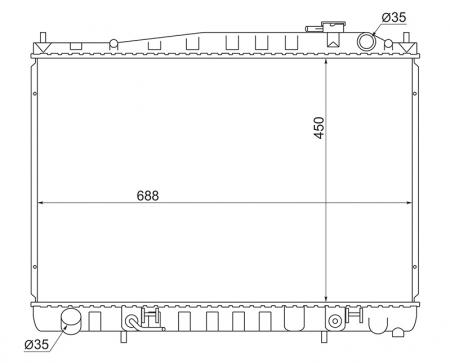  NISSAN GLORIA/CEDRIC VQ25/30 95-04 NS0006Y33