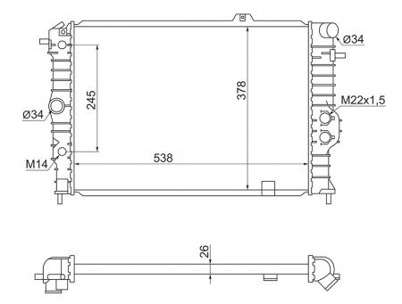  OPEL VECTRA A 1.4/1.6/1.7D/1.8/2.0 88-95/OPEL CALIBRA 2.0 90- OP0001