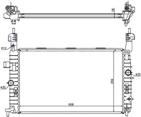  OPEL MERIVA 1.4/1.6/1.8 03- OP0009