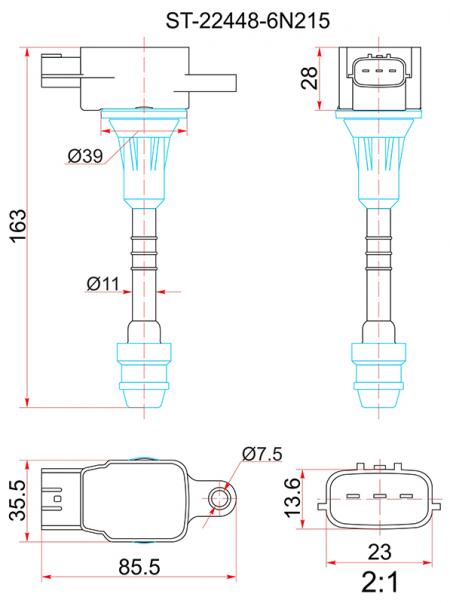   NS QR20D#/QR25DD 01-, SYLPHY G10, PRIMERA P12 (4) ST-22448-6N215