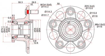  SABER/INSPIRE UA4/5 99-03 ST-42200-S87-C51