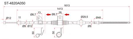   MITSUBISHI LANCER X, -RH ST-4820A050