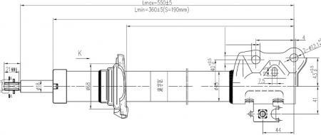   TOYOTA PASSO/DAIHATSU BOON 04- LH=RH ST-48510-B1010 ST48510B1010