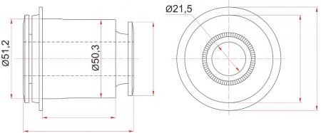  FR    TOYOTA 4RUNNER/FJ CRUISER/LAND CRUISER PRADO/LEXUS GX460 09- ST-48654-60050 ST4865460050