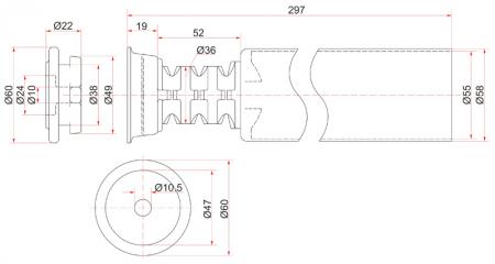  RR  TOYOTA VITZ,PLATZ 98- RH=LH ST-48750-52010