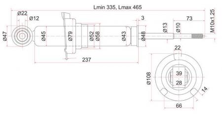   HONDA CIVIC 01- LH=RH ST-52611-S6A-N03 ST52611S6AN03