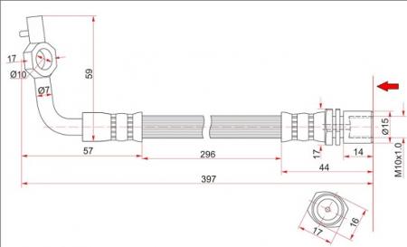   FR TOYOTA HIACE/REGIUSACE 89-03 LH ST-90947-02591