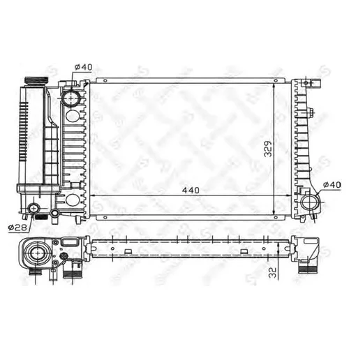     AC BMW E30/E34 1.8i-2.5i 88-97 10-25054-SX STELLOX