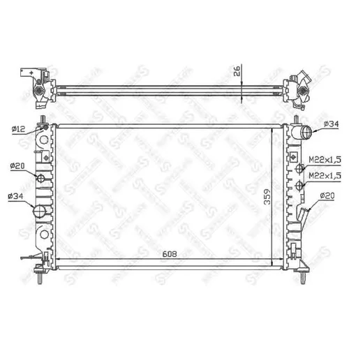  Opel Vectra B 2, 5 / 2, 0D 95 > 10-25140-SX STELLOX