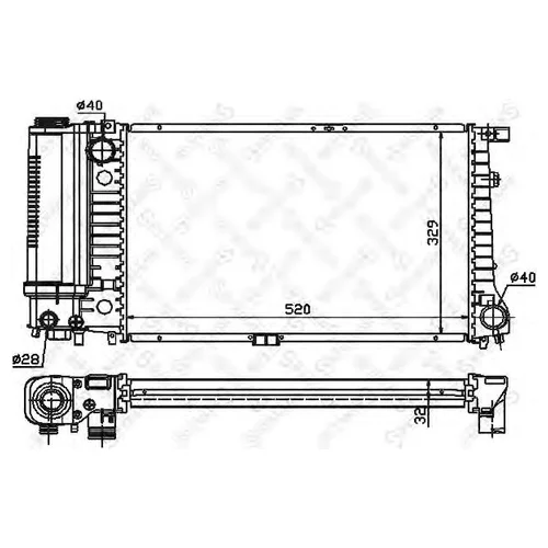     AC BMW E34 2.0/2.5 89-97 10-25207-SX