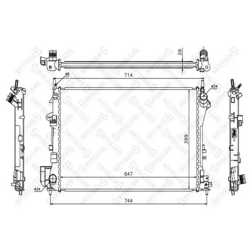    OPEL SIGNUM/VECTRA, SAAB 9-3 1.8/2.0 03> 1026002SX