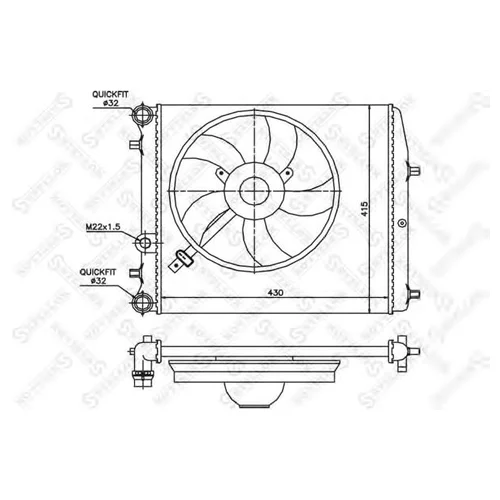    VALEO CLASSIC VW POLO IV 1.2-1.4I/1.9SDI 02> 1026241SX