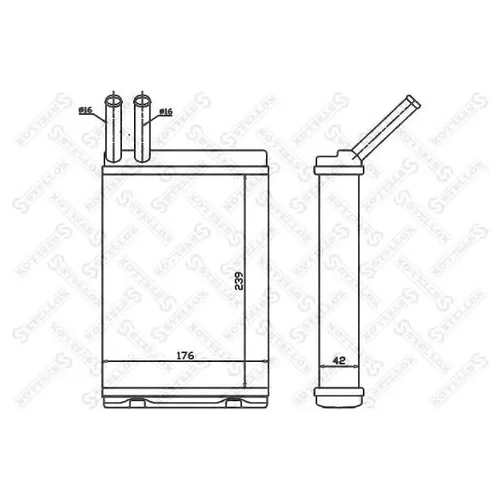   Volvo 740 84-92/ 760 83-90/ 940/960 91-98 1035129SX STELLOX